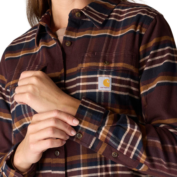 Carhartt 107135 Women's TENCEL Fiber Series Relaxed Fit Plaid Shirt
