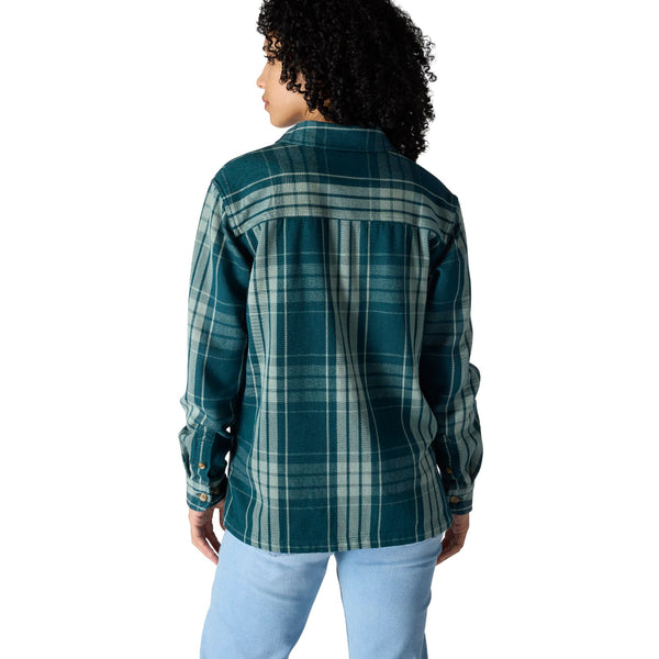 Carhartt 107136 Women's TENCEL Fiber Series Loose Fit Twill Plaid Shirt