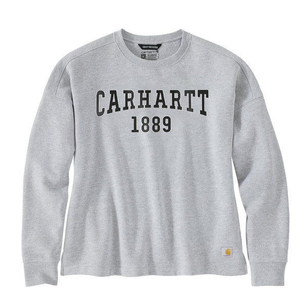 Carhartt 107160 Women's Loose Fit Midweight Carhartt Graphic Sweatshirt