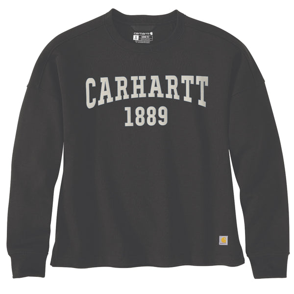 Carhartt 107160 Women's Loose Fit Midweight Carhartt Graphic Sweatshirt