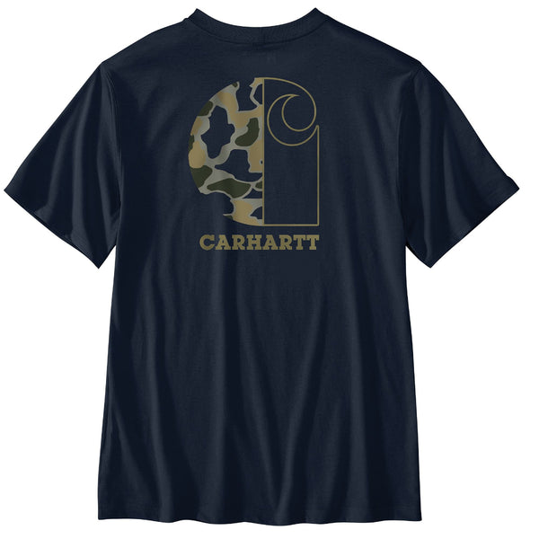 Carhartt 107183 Men's Relaxed Fit LW SS Pocket Camo Graphic T-Shirt