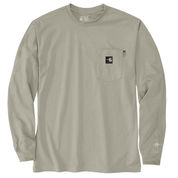 Carhartt 107191 Men's FR Force Loose Fit LW LS Camo C Graphic T-Shirt