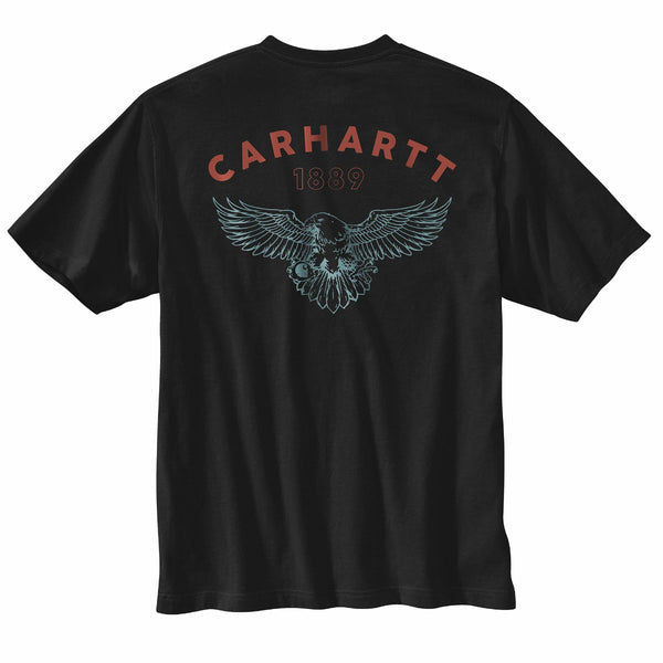 Carhartt 107211 Men's Relaxed Fit Lightweight SS Eagle Graphic T-Shirt