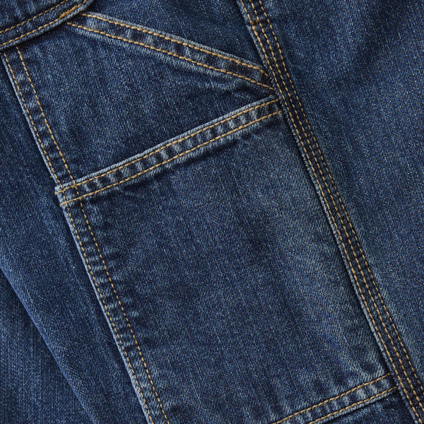 Carhartt 107229 Men's FR Loose Straight Denim Dungaree