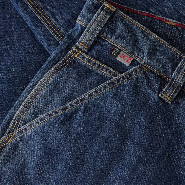 Carhartt 107229 Men's FR Loose Straight Denim Dungaree