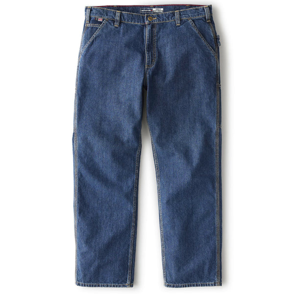 Carhartt 107229 Men's FR Loose Straight Denim Dungaree