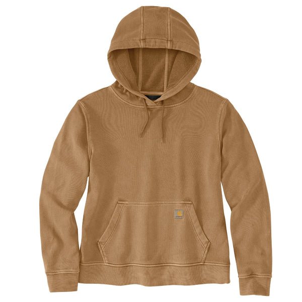 Carhartt 107231 Women's Relaxed Fit Midweight Garment Dye French Terry Hooded Sweatshirt