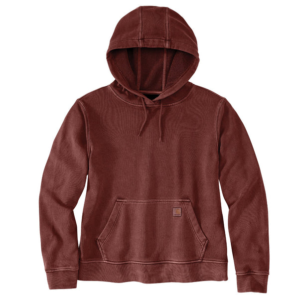 Carhartt 107231 Women's Relaxed Fit Midweight Garment Dye French Terry Hooded Sweatshirt