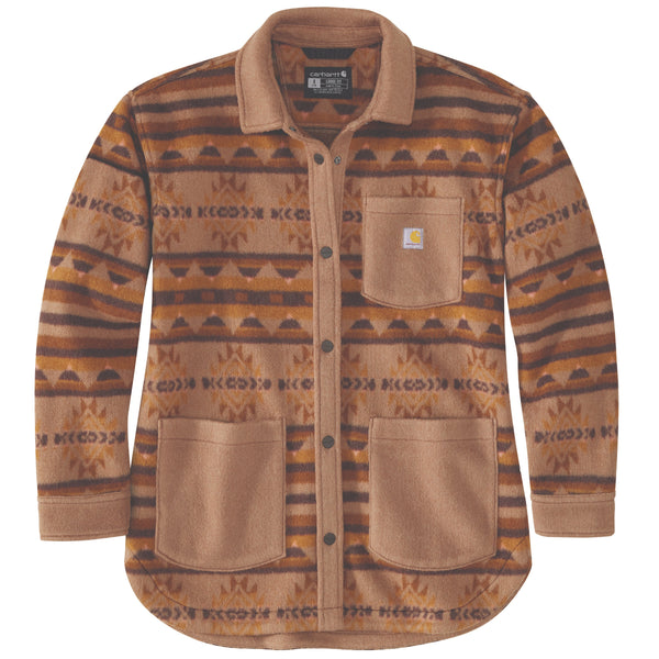 Carhartt 107233 Women's Loose Fit Bethany Yellowtail Fleece Shirt Jac