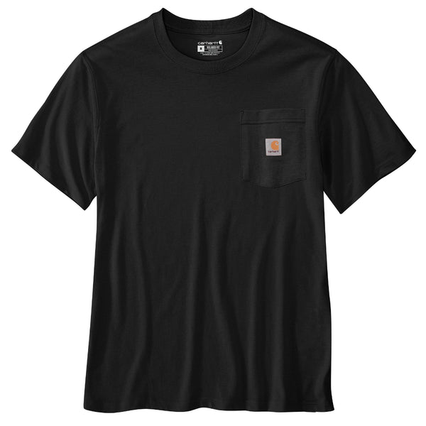 Carhartt 107261 Men's Relaxed Fit LW SS Pocket Fire Graphic T-Shirt