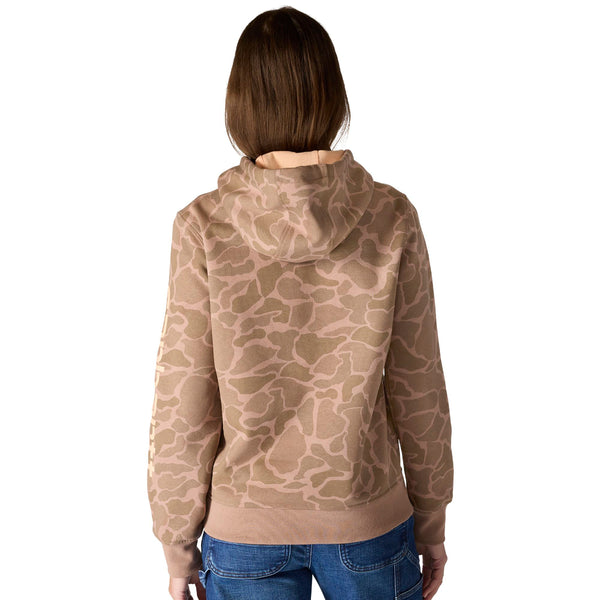 Carhartt 107267 Women's Relaxed Fit Midweight Logo Sleeve Graphic Printed Sweatshirt