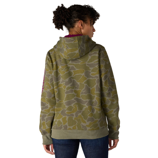 Carhartt 107267 Women's Relaxed Fit Midweight Logo Sleeve Graphic Printed Sweatshirt