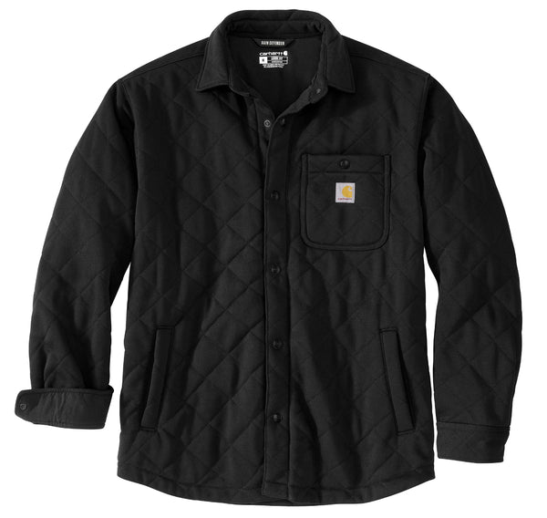 Carhartt 107270 Men's Rain Defender Loose Fit HW Quilted Snap Front Shirt Jac