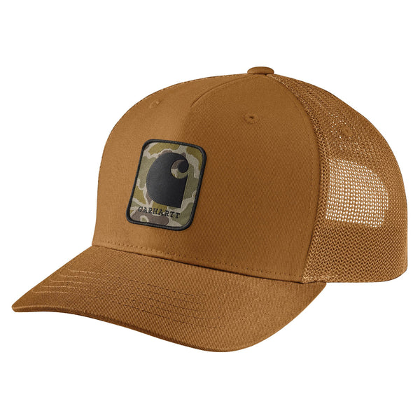 Carhartt 107271 Rugged Flex Twill Mesh-Back Camo Patch Cap