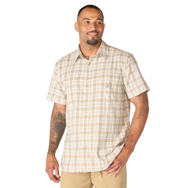 Carhartt 107272 Men's Bozeman Relaxed SS Plaid Shirt