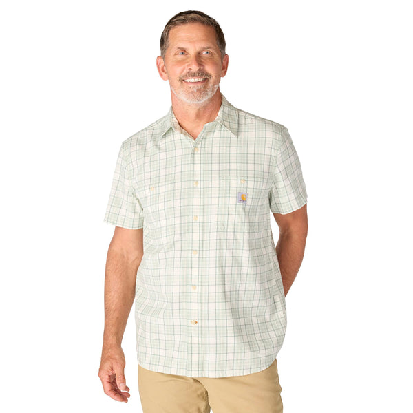 Carhartt 107272 Men's Bozeman Relaxed SS Plaid Shirt