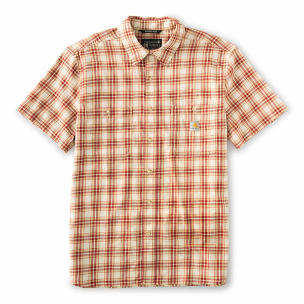 Carhartt 107272 Men's Bozeman Relaxed SS Plaid Shirt