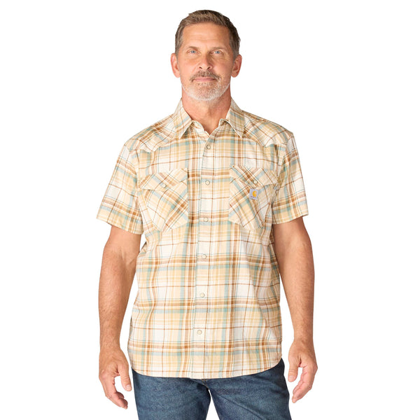 Carhartt 107284 Men's Montana Bozeman Relaxed SS Plaid Shirt