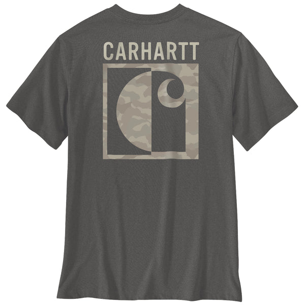 Carhartt 107296 Men's Irvine Relaxed Block Camo T-Shirt
