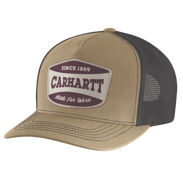 Carhartt 107336 Canvas Mesh-Back Patch Cap
