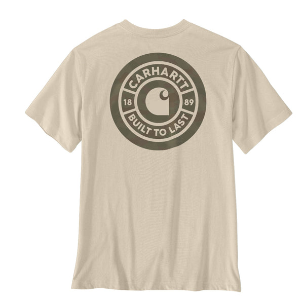 Carhartt 107357-S26 Men's Irvine Relaxed Camo Rivet T-Shirt