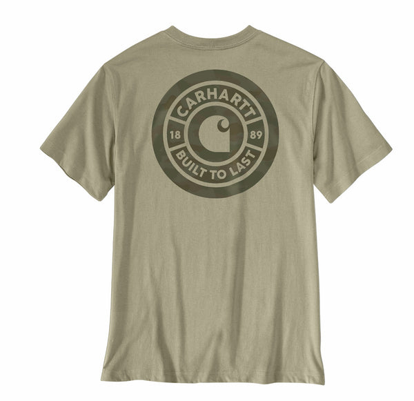 Carhartt 107357 Men's Irvine Relaxed Camo Rivet T-Shirt