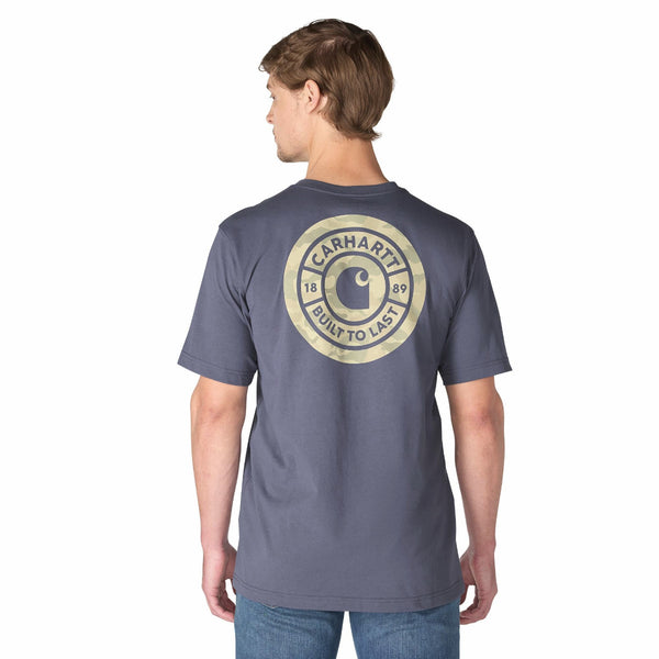 Carhartt 107357 Men's Irvine Relaxed Camo Rivet T-Shirt