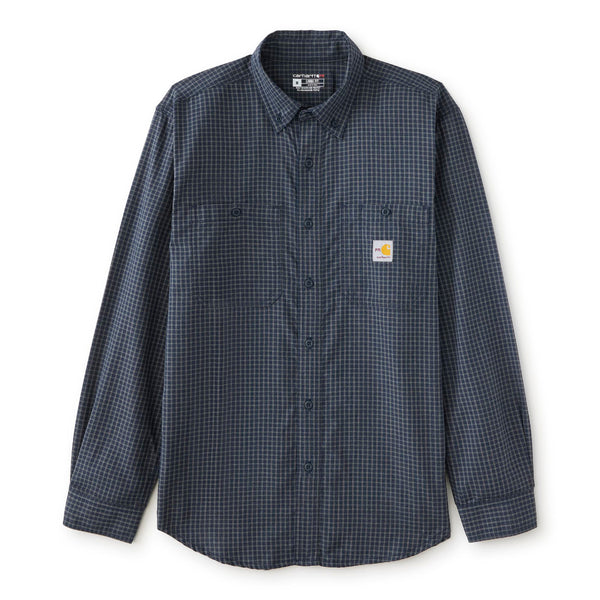 Carhartt 107361 Men's FR Force Sun Defender LS Plaid Shirt
