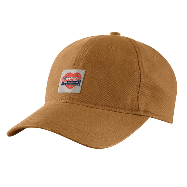Carhartt 107401 Heart Patch Canvas Cap