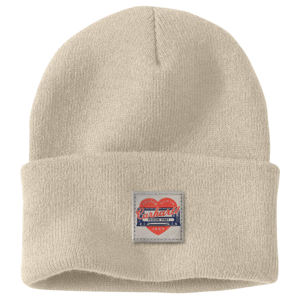 Carhartt 107409 Knit Heart Patch Beanie
