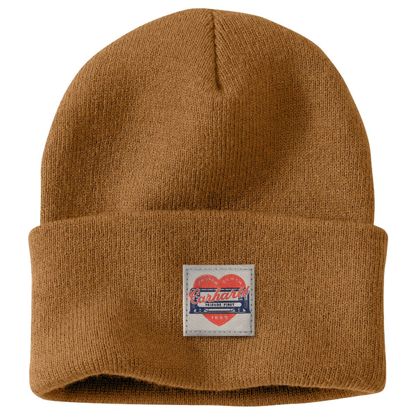 Carhartt 107409 Knit Heart Patch Beanie
