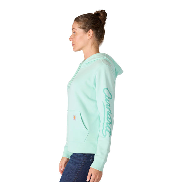 Carhartt 107414 Women's Sawyer Script Logo Sweatshirt