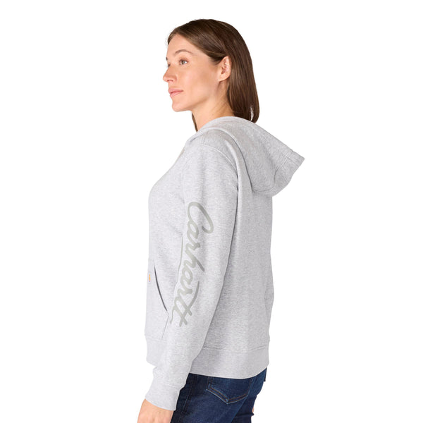 Carhartt 107414 Women's Sawyer Script Logo Sweatshirt