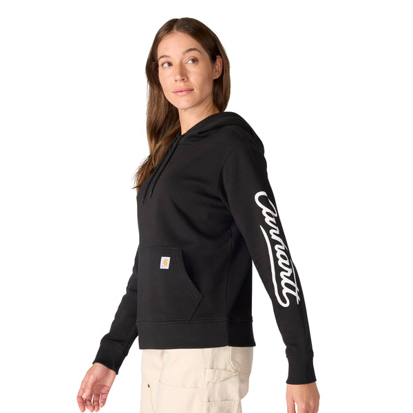 Carhartt 107414 Women's Sawyer Script Logo Sweatshirt