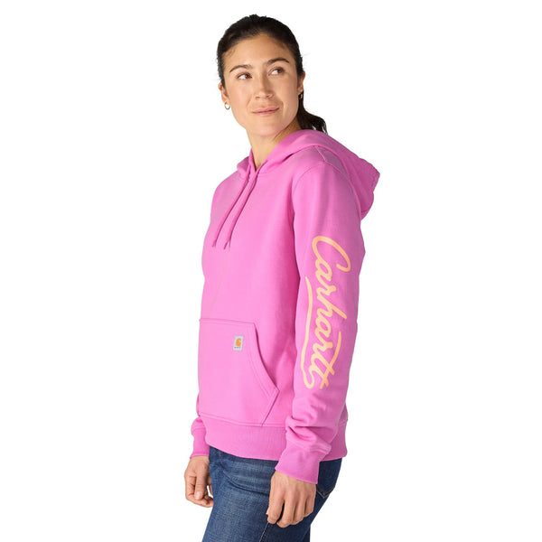 Carhartt 107414 Women's Sawyer Script Logo Sweatshirt