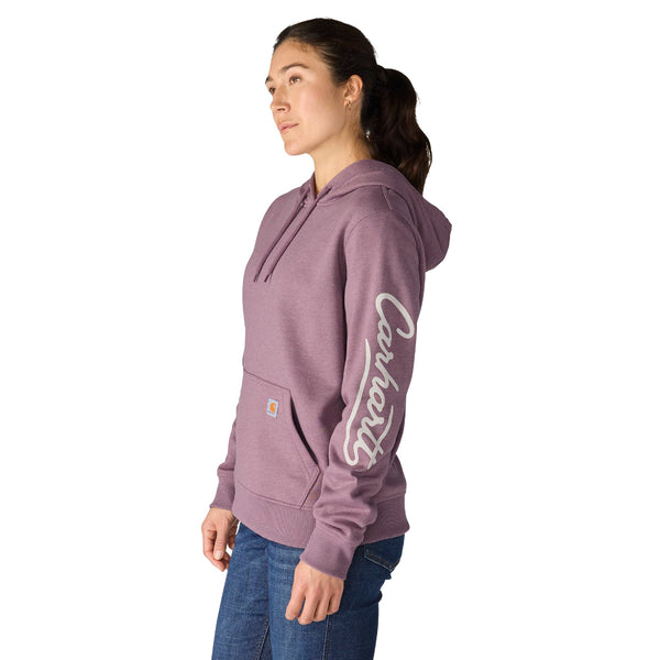 Carhartt 107414 Women's Sawyer Script Logo Sweatshirt