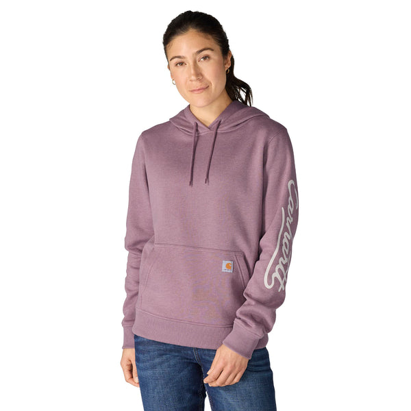 Carhartt 107414 Women's Sawyer Script Logo Sweatshirt