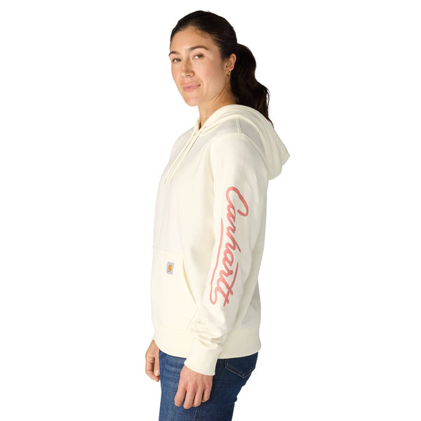 Carhartt 107414 Women's Sawyer Script Logo Sweatshirt