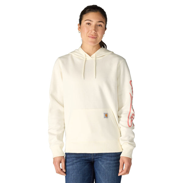 Carhartt 107414 Women's Sawyer Script Logo Sweatshirt