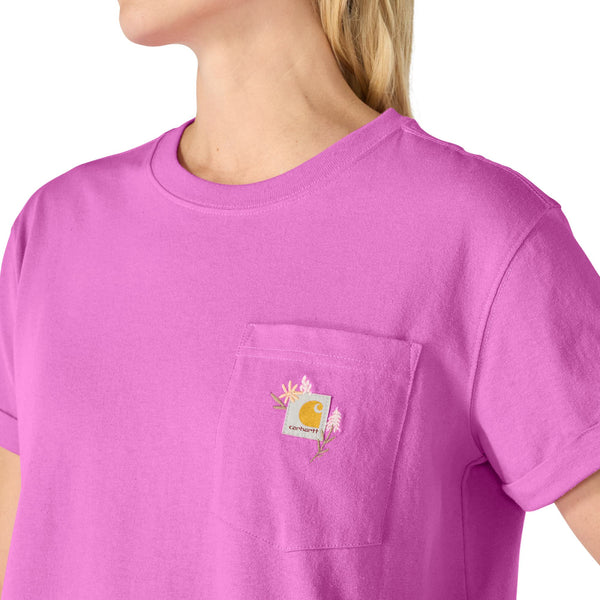 Carhartt 107477 Women's Dearborn Loose Floral T-Shirt