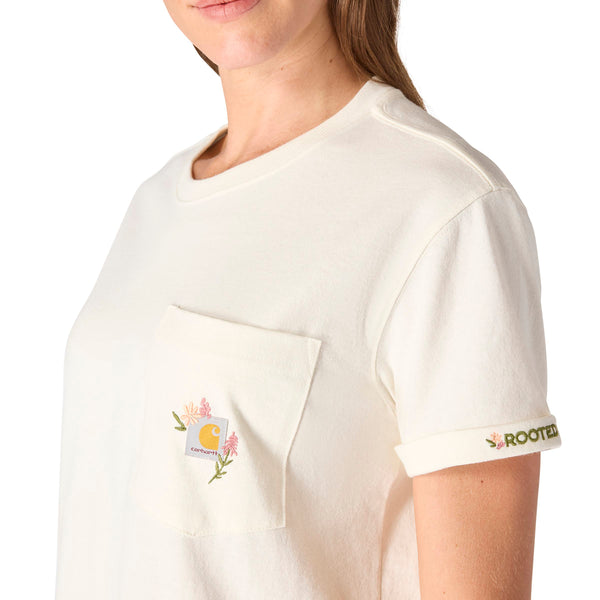 Carhartt 107477 Women's Dearborn Loose Floral T-Shirt