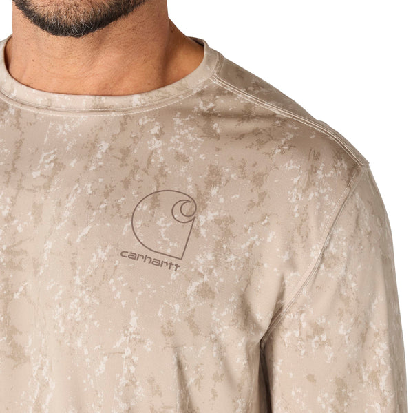Carhartt 107500 Men's Force Sun Defender Relaxed Print LS T-Shirt