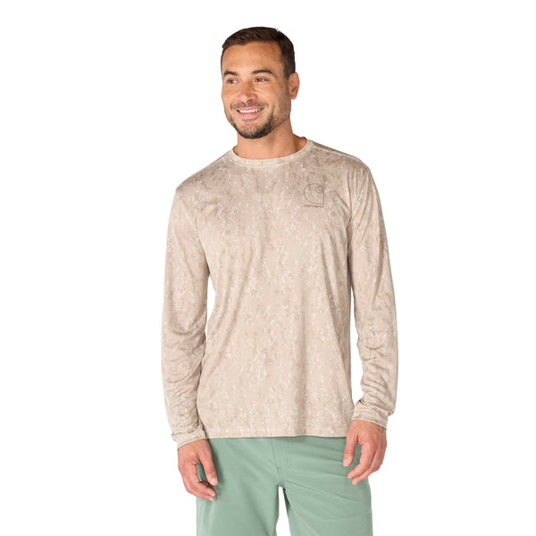 Carhartt 107500 Men's Force Sun Defender Relaxed Print LS T-Shirt