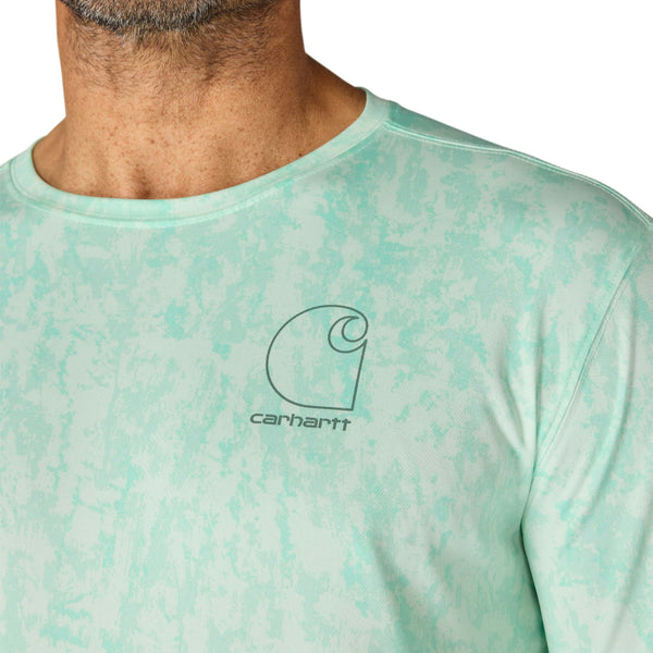 Carhartt 107500 Men's Force Sun Defender Relaxed Print LS T-Shirt