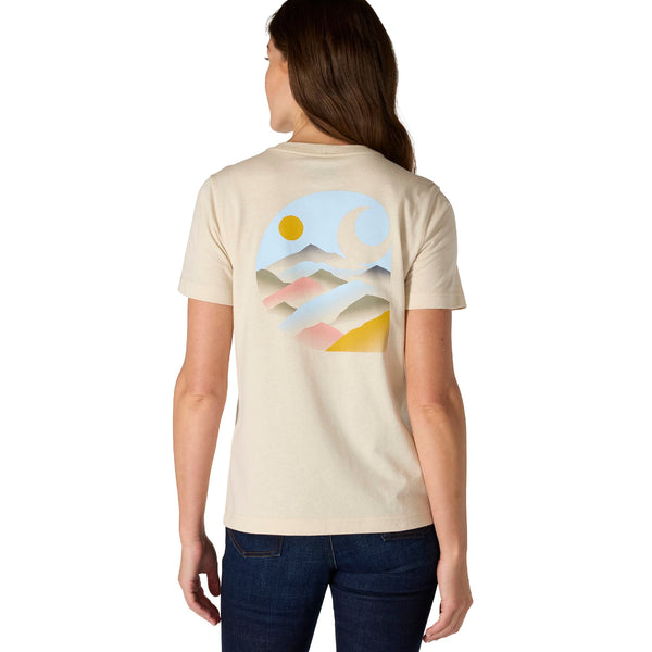 Carhartt 107507 Women's Relaxed Fit LW SS Pocket Graphic-C T-Shirt