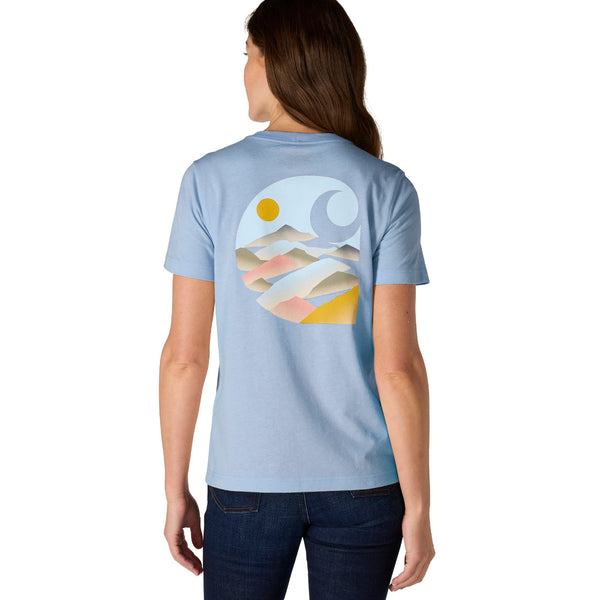 Carhartt 107507 Women's Relaxed Fit LW SS Pocket Graphic-C T-Shirt