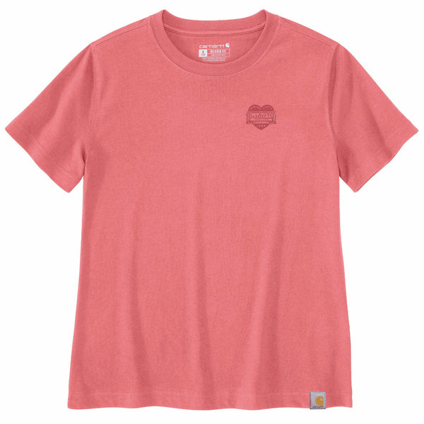 Carhartt 107534 Women's Irvine Relaxed Heritage Heart T-Shirt