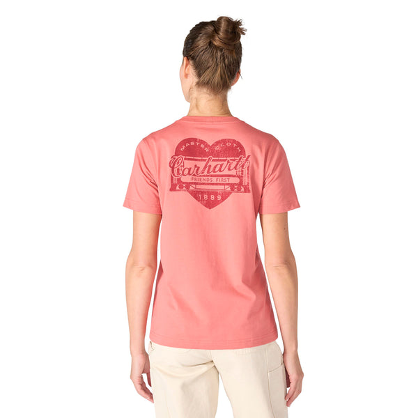Carhartt 107534 Women's Irvine Relaxed Heritage Heart T-Shirt