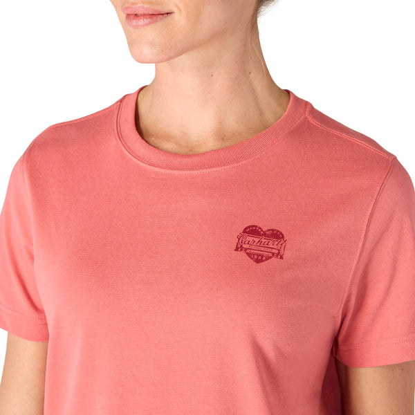 Carhartt 107534 Women's Irvine Relaxed Heritage Heart T-Shirt