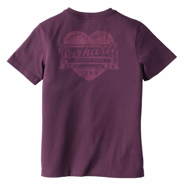 Carhartt 107534 Women's Irvine Relaxed Heritage Heart T-Shirt